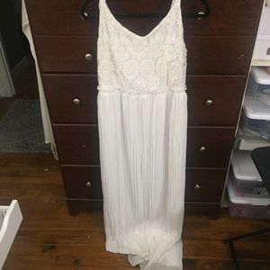 Lace Chiffon Elegant Maxi Dress